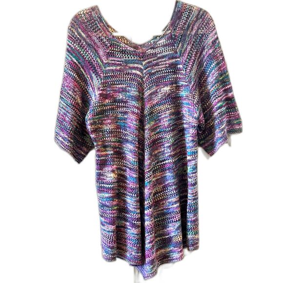 Boho Print Sweater - Size Large - Picture 2 of 3